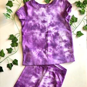 3t Toddler Tie Dye Shirt and Biker Short